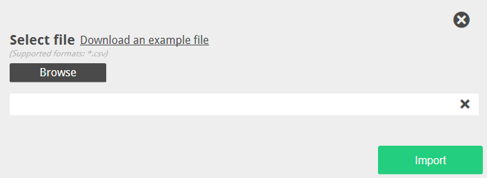 Select file
